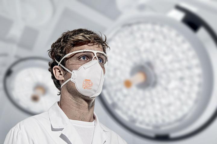 Actual product image Uvex Safety Respirator FFP2 silv-Air c 3200 (FFP2, 30 x)