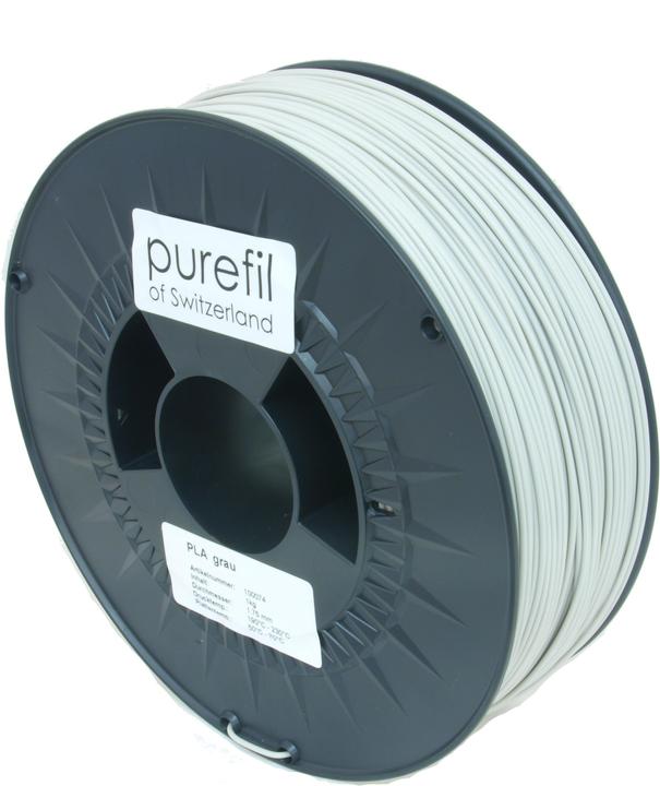 Produktbild Purefil Filament (PLA, 1.75 mm, 1000 g, Grau)