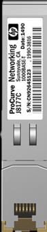 Actual product image HPE X121 1g Sfp Rj45 T
