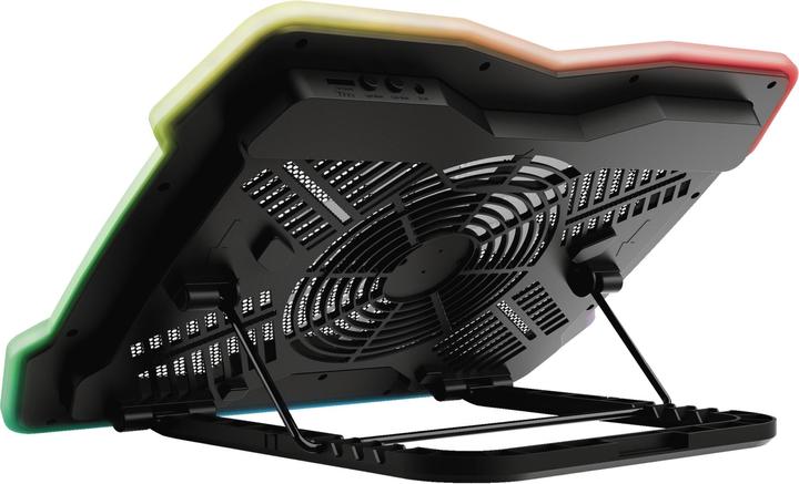 Trust GXT 1126 AURA Support de refroidissement pour ordinateur portable multicolore-illuminé