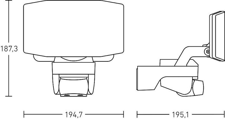 Actual product image Steinel XLED Protect S (1642 lm, IP54)