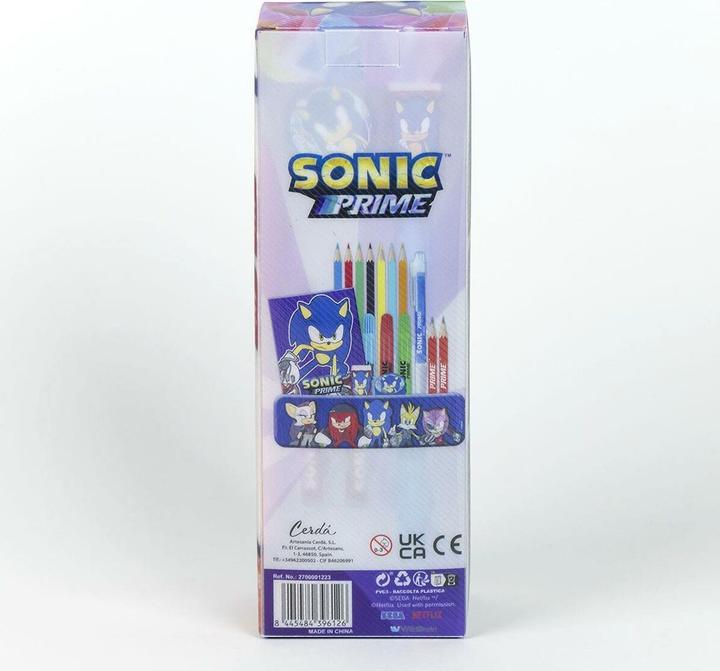 Actual product image Cerda SONIC PRIME - colouring stationery set, blue