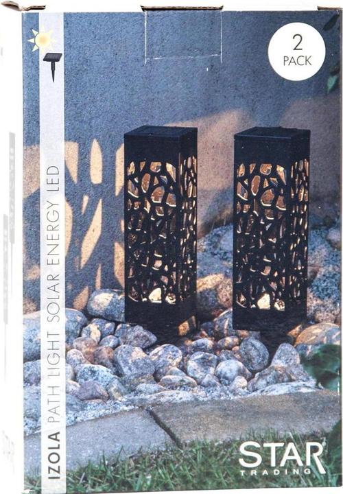 Image du produit Star Trading Lampe de décoration SOLAR IZOLA, 2 pièces (IP44)