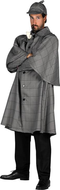 Actual product image Thetru Men's Sherlock Holmes Coat and Hat (L)