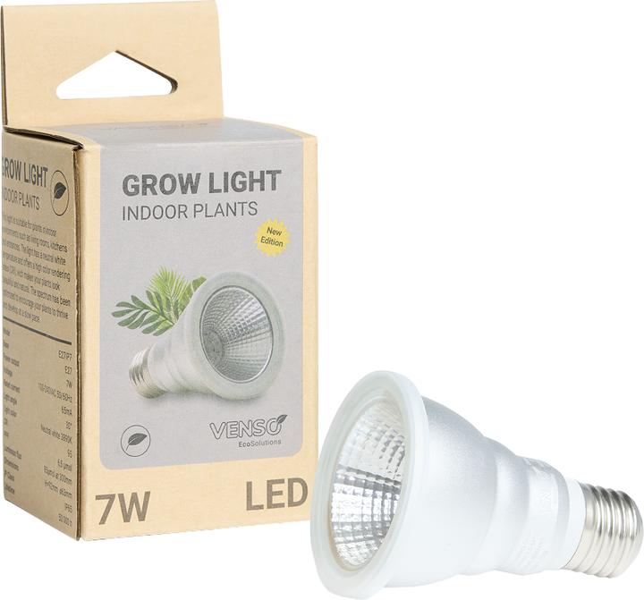 Venso E27 Pflanzenlampe "Indoor plants" 7W 60° (LED, 240 V)