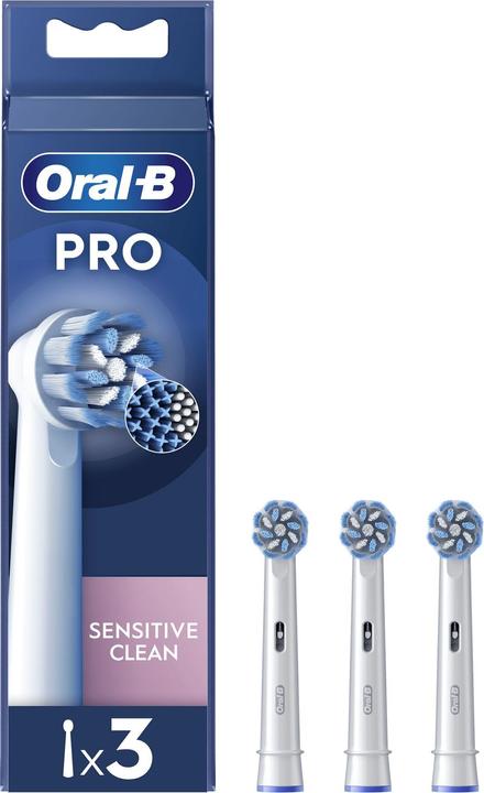 Braun Oral-B Ersatzköpfe Pro Sensitive Clean, 3 Köpfe (3 x)