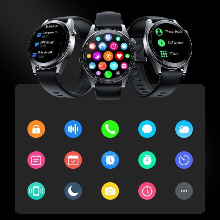 Actual product image Joyroom FC2 Classic Series Call Answering Smartwatch IP68 Black (JR-FC2) (47 mm)