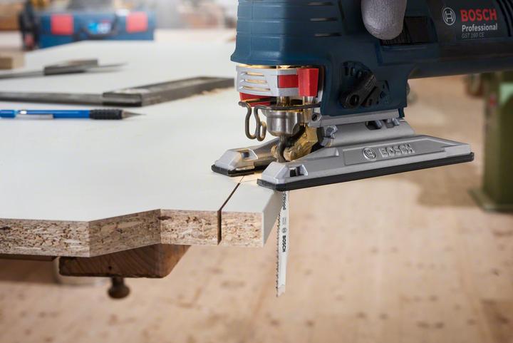 Image du produit Bosch Professional Zubehör Lame de scie sauteuse T 101 B Clean for Wood, pack de 3