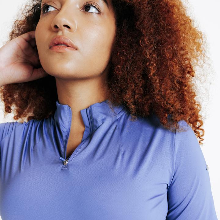 Immagine prodotto Fouganza Reit-Poloshirt kurzarm Damen blau (XS)