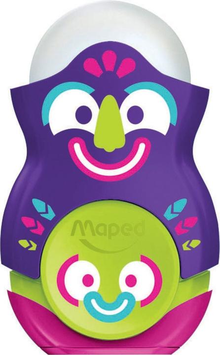 Immagine prodotto Maped Gomma e temperino 2in1 Loopy Totem singolo + gomma di ricambio - blister