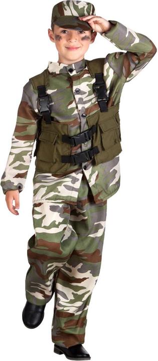 Immagine prodotto Boland Costume da bambino soldato: Uniforme (110, 116, 122, 128, 115 A, 120 B, 125 B)
