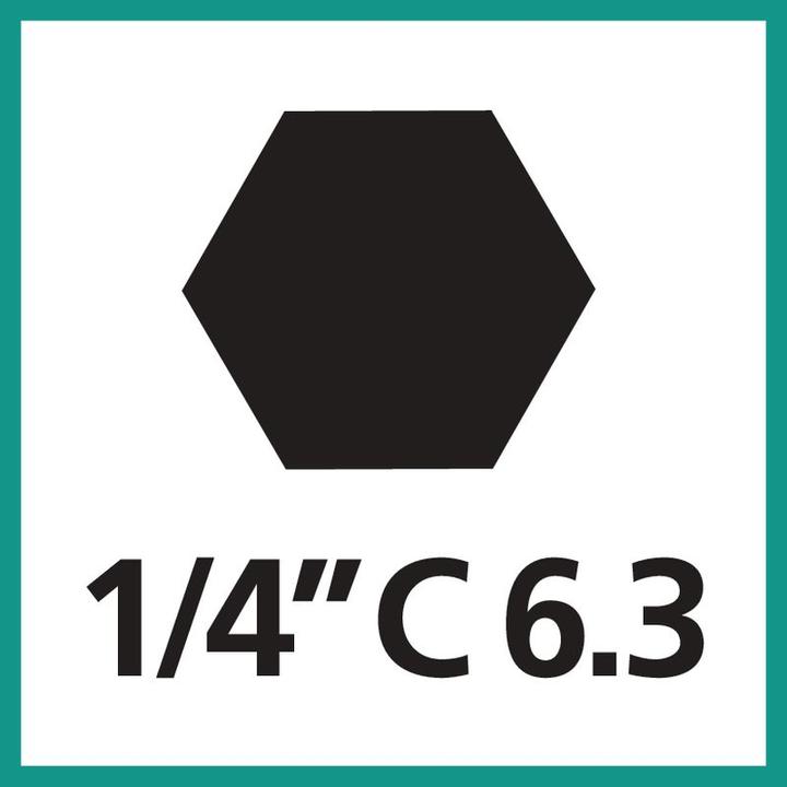 Image du produit HAZET Porte-embouts (bits) 811BMK ∙ Hexagone creux 1/4 pouce (6,3 mm) ∙ 80 mm (80 mm)