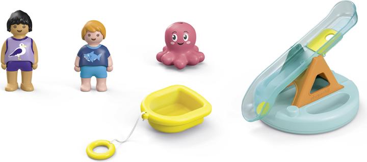 Image du produit Playmobil Badeinsel mit Wasserrutsche (71687, Playmobil Junior)