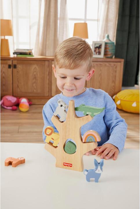 Immagine prodotto Fisher-Price Albero di equilibrio in legno animal fun