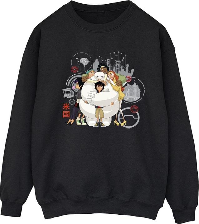Image du produit Disney - Sweat BIG HERO BAYMAX GROUP HUG - Femme (L)