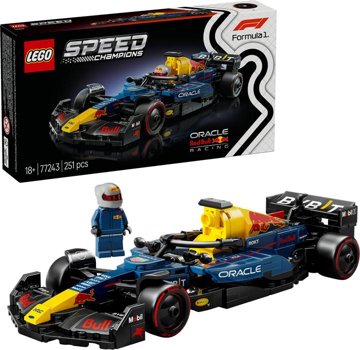Productafbeelding LEGO Oracle Red Bull Racing RB20 F1 Rennauto (77243, LEGO Snelheidskampioenen)