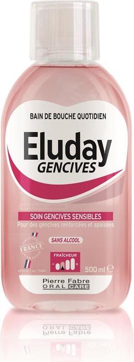 Eluday Mundspüllösung Zahnfleisch Flasche 500 ml (500 ml, Mundspülung)