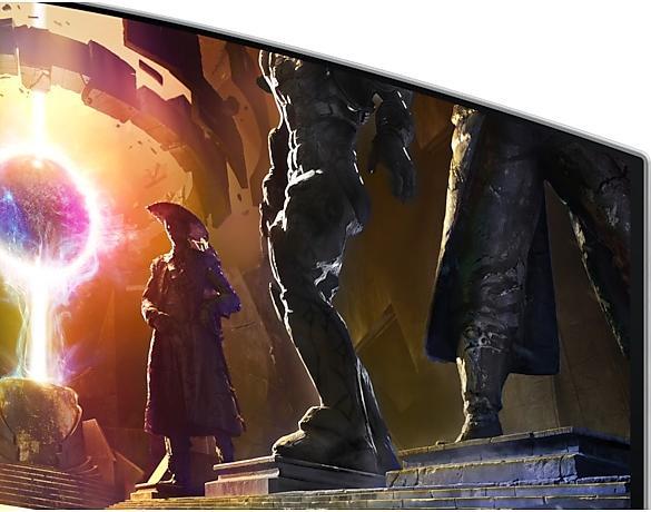 Actual product image Samsung Odyssey G8 (3440 x 1440 pixels, 34")