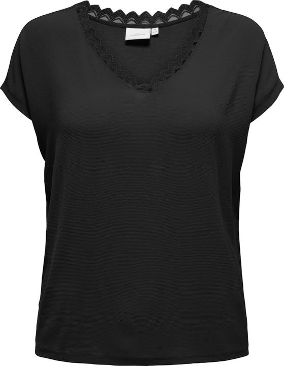 Image du produit Only Coupe normale Col V Curve Top T-shirt (S)