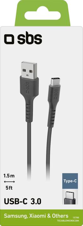 Produktbild SBS Datenkabel USB 3.0 - Typ C (1 m, USB 3.0)