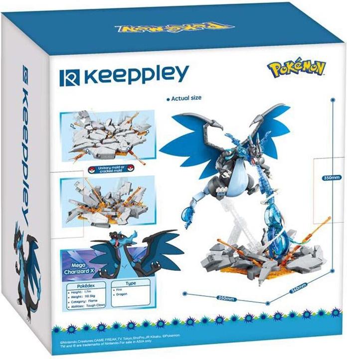 Actual product image Qman Mega Charizard X