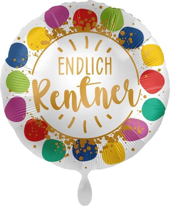 Actual product image Premioloon Pensioner balloon at last