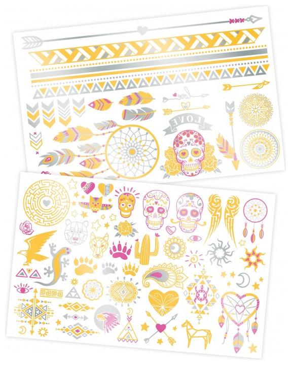 Immagine prodotto Buki Francia TA002 Fun Be Teens Set di 75 tatuaggi lavabili - Collezione I per età superiore a 8 anni