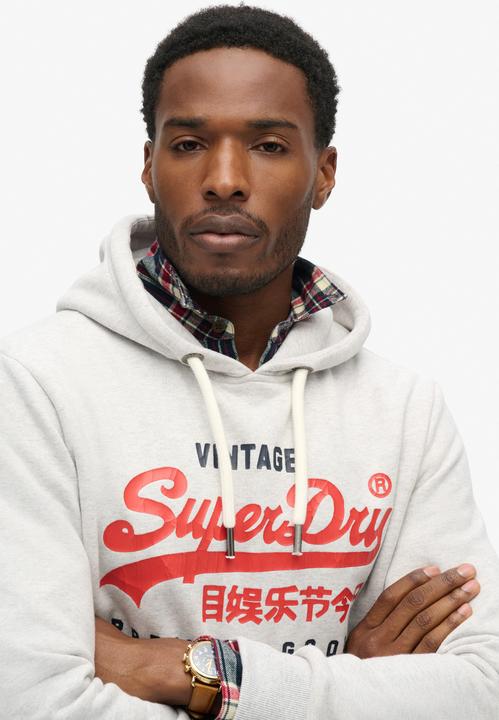 Produktbild Superdry Sweatshirt Casual Bequem sitzend Duo Vintage Logo Hoodie (M)