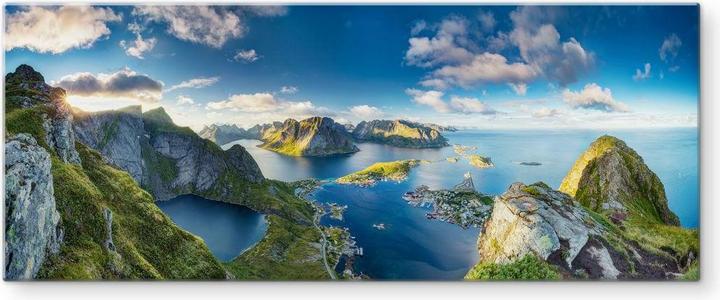Image du produit Trenddeko Roemmelt - Vue du panorama de Reinebringen (30 x 80 cm)