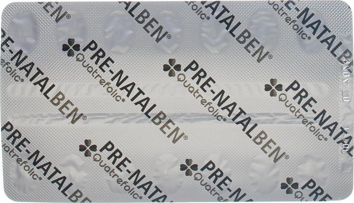 Nährwerte und Zutaten Natalben PreNatalben Quatrefolic (84 Stück, Kapseln, 65 g)