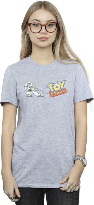 Immagine prodotto Disney Toy Story Buzz Pulling Logo Maglietta Ampia Donna (4XL)