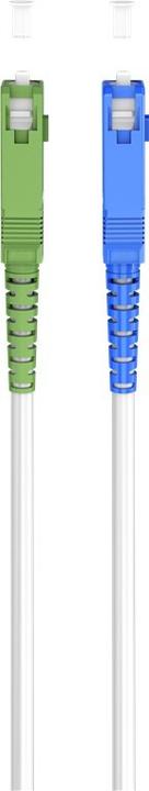 Produktbild Goobay Glasfaserkabel FTTH, Singlemode OS2 White, weiss Simplex, 30 m (S/UTP, CAT6, 30 m)