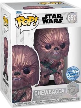 Actual product image Funko POP! Disney 100th Star Wars Chewbacca (Facet) Exclusive
