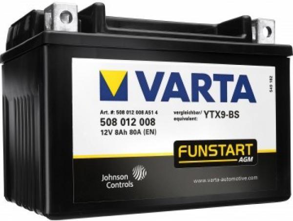 Produktbild Varta Motorradbatterie (12 V, 8 Ah, 135 A)