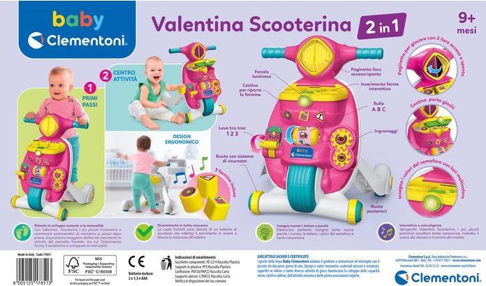 Immagine prodotto Clementoni Valentina Scooterina 2in1