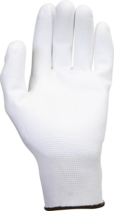 Actual product image KS Tools Micro fine-knit gloves-white, 9, 12 pairs (9)