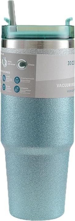 Produktbild ASMI Edelstahl Glitzer Thermobecher, Kaffeebecher, Auto-Tumbler-Becher, 900ml (0.89 l)