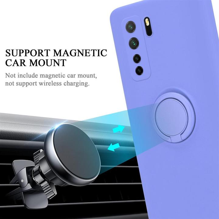 Actual product image Cadorabo TPU Liquid Ring Silicone Case Cover (Huawei Nova 7i, Huawei P40 Lite, Huawei Nova 6 SE)