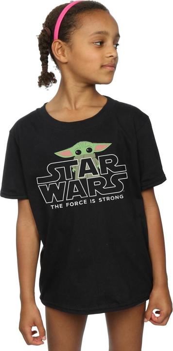 Image du produit Star Wars - T-shirt THE MANDALORIAN THE CHILD STRONG - Fille (152, 158)