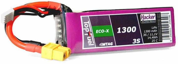 Hacker LiPo Pack TF ECO-X 1300mAh 3S MTAG (11.10 V, 1300 mAh)