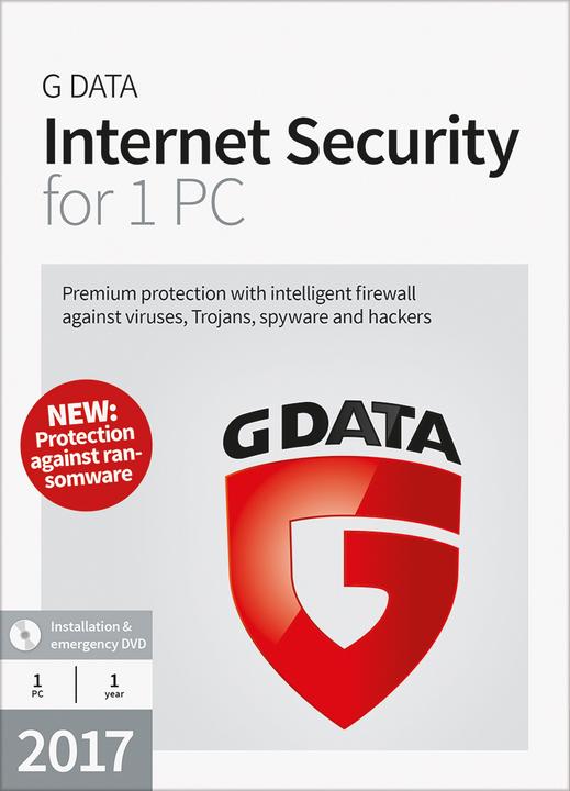 G Data Internet Security 2017 1Y 1U (1 User, 12 Monate)
