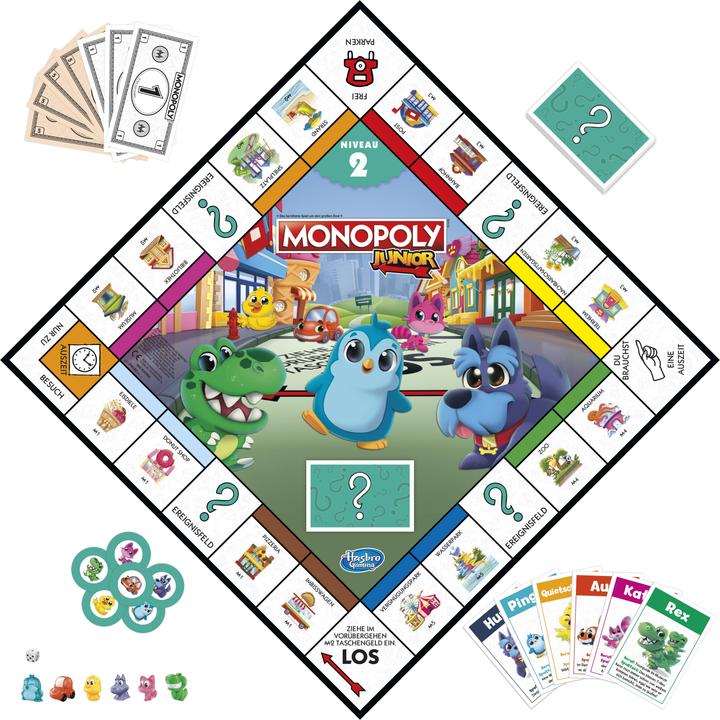 Actual product image Monopoly Junior 2 in 1 (German)