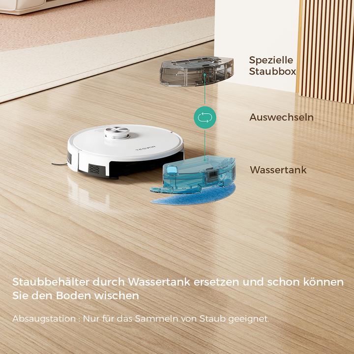 Actual product image Tesvor S7PRO AES Saugroboter mit Wischfunktion
