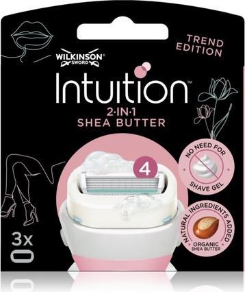Wilkinson Intuition 2in1 Shea Butter Nachfüllklingen - 3 Klingen (Körperlotion)