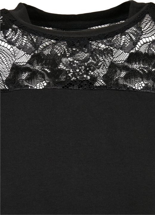 Actual product image Urban Classics Ladies Short Oversized Lace Tee (XL)