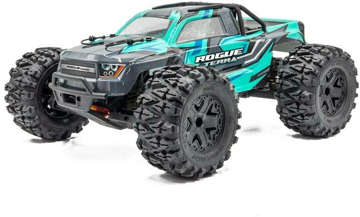 Hobbytech Monster Truck Rogue Terra Brushless Grün, ARTR, 1:10 (ARR Almost-Ready-to-Race)