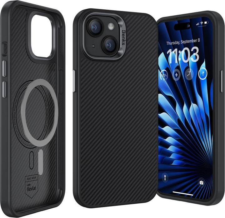 Benks Boîtier hybride (Apple iPhone 15)
