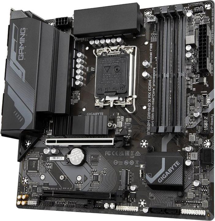 Actual product image Gigabyte B760M GAMING X AX DDR4 (LGA 1700, Intel B760 Express, mATX)