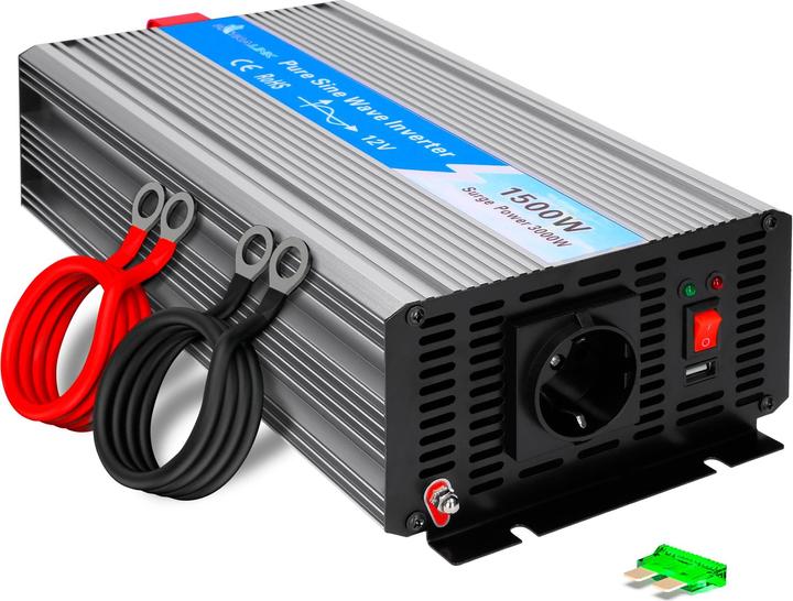 Immagine prodotto Extralink CONVERTITORE DI TENSIONE 12V - 230V, 1500W, SINUS OPIM-1500W MODIFICATO