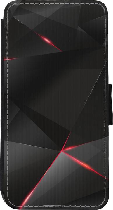 Produktbild PhoneLook Hülle Wallet schwarz Black Red Lines (Apple iPhone XR)